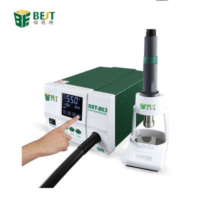 China Best Quality 1200w BGA Rework Gun Pneumatic Bga Rework Station Hot Air Digital Hot Air Soldering Automatic Heat Gun for sale