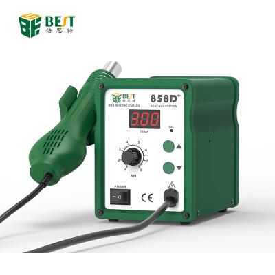 China Building Material Stores BST-858D+ Factory Price Good Quality Hot Digital Air SMD Pneumatic Gun Lead Free PCB Soldering Reowrk Station for sale