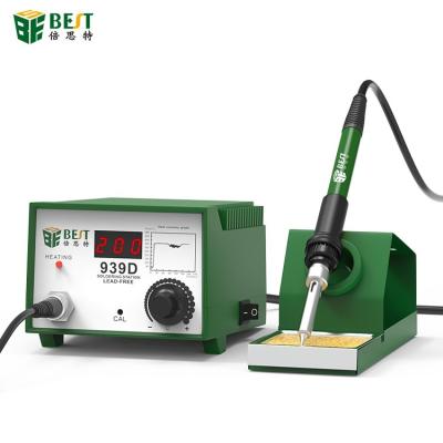 China Electronic Wholesale Intelligent Electronic Products Repair BST-939d Digital Display Soldering Iron 60w Lead Free Anti Static Station for sale