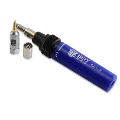 China Machine Repair Shops BST-100 Pen Type Gas Soldering Iron High Quality Use Anywhere Anytime For Soldering for sale