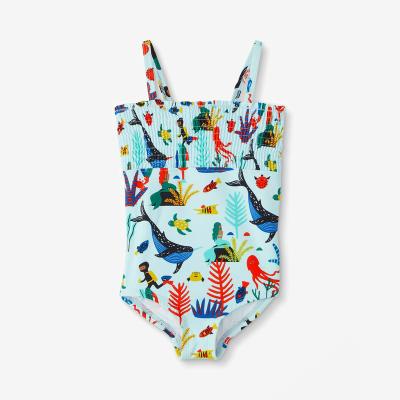 China Breathable 2023 New Arrive Recycled One Piece for  Girls Suit Custom Beach Bikini for sale