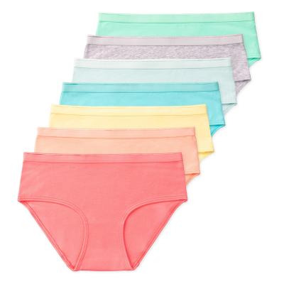 China Breathable Comfortable Wholesale Breathable Seamless Elastic Waistband Girl Children's Underwear for sale