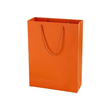 China RG Recyclable Art Paper Gift Bags With Handles Recyclable Shopping Gifts Customized Desgin Purple Hot Stamping Custom Tote Bag Accept for sale