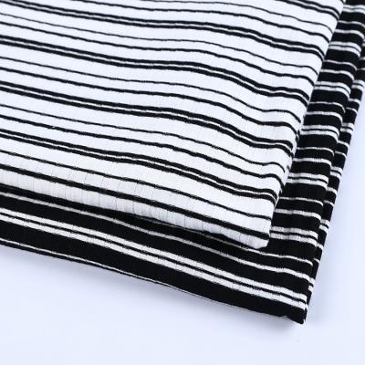 China Shrink-Resistant Most Popular Wholesale Polyester Fabric Flat Back Rib 8x5 Rib Fabric For Women Dress for sale