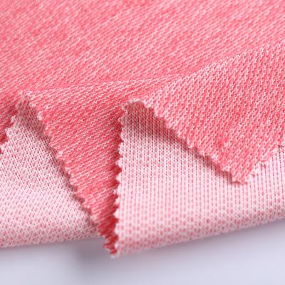 China French Stretch Keqiao Esse Factory Price Pink TR Terry Fabric for sale