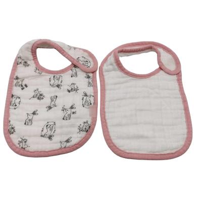 China High Quality Durable Washable Using Various Popular Cotton Produce Prewashed Muslin Bib for sale