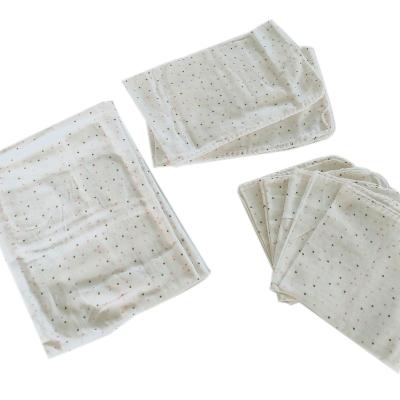 China Sustainable 8-Pieces Baby Muslin Set Wash Cloth Baby Muslin Fabric for sale