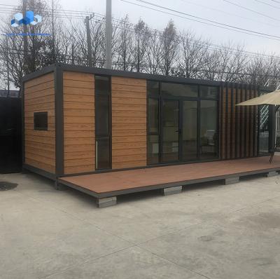 China Wholesale prefab tiny parking lot houses/French granny tube/Mobile houses/40 feet container house for Ghana and Lebanon for sale