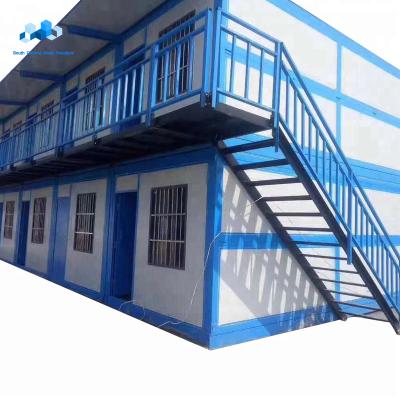 China Parking Lot Low Cost Mobile Collapsible Folding Container House Prefab Homes for sale