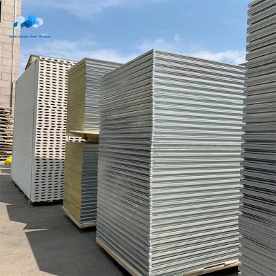 China Cheap Price 50mm 75mm 100mm EPS Philippines Metal Cement Calcium Silicate Panel Concrete Sandwich Wall Fire Rated Panels Production Li for sale