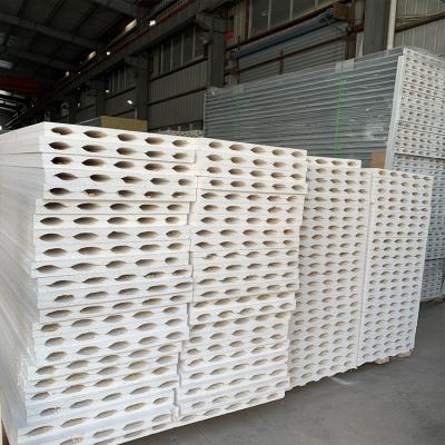 China Cheap Price 50mm 75mm 100mm EPS Philippines Metal Cement Calcium Silicate Panel Concrete Sandwich Wall Fire Rated Panels Production Li for sale