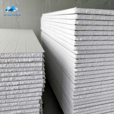 China Wholesale Custom 16mm 20mm 25mm 30mm 50mm 75mm Metal PU EPS Rock Wool woll 100mm Aluminum Steel Glass Sandwich Panel for sale