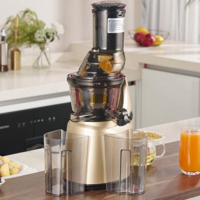 China Car Slow Juicer with 82mm Big Chute 800ml Juice Cup Cold Press Juicer for Fruit and Vegetable Nutritious Juicer Machine BPA Free for sale