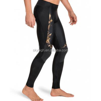 China Antibacterial Compression Pants Men Tights Fitness Full Length Long Pants For Sport for sale