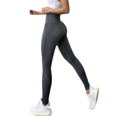 China 2019 Sexy Women Antibacterial Seamless Pants Order Fitness Leggings Solid Color Push Up Leggings Workout Gym Jeggings High Waist Gaiters for sale