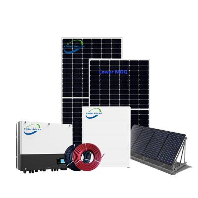 China Smart Home Complete Solar Rack Off Grid Solar System 3KW 5KW 10KW Home Solar Panel Kit Home Solar Power System For Prefab Houses for sale