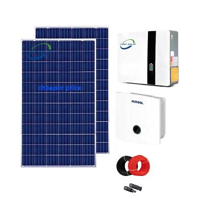 China Germany Europe kit home current system full off grid solar power energy system 5kw 10kw for home commercial use solar panels system for sale