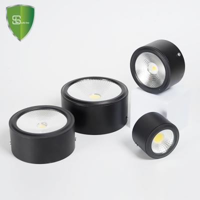 China Modern Energy Saving Aluminum White Black Silver COB 7W 10W 15W 30W Driver LED Downlights for sale