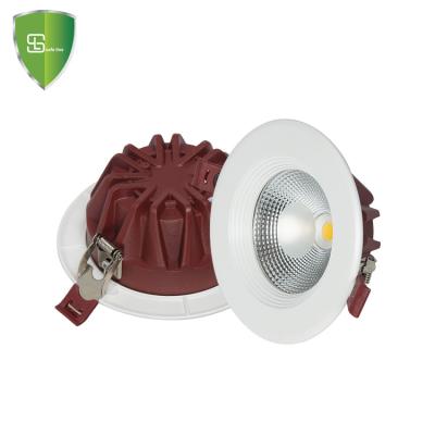 China Factory Good Quality Classic Modern Chinese Home Hotel Commercial Ceiling Recessed 10w Cob Led Downlights With Driver for sale