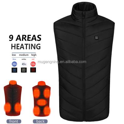 China Winter Breathable Custom Lightweight Heated Clothing Warm Thermal Jackets Heated Vest Men And Women For Fishing Hiking for sale