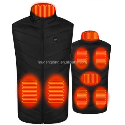 China Factory Supply Breathable Rechargeable Battery USB Infrared Sleeveless Thermal Men And Women Vest Heated Vest Jacket for sale