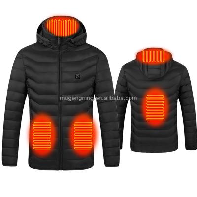 China Others 4 Outdoor Zones Heated Jacket For Men And Women Heating Shirt Battery Heated Jacket Waterproof With Battery Pack for sale