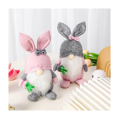 China Handmade Plush Easter Decorations Plush Toy Doll Kids Men Women Men Gifts Faceless Home Ornaments Easter Gnome for sale