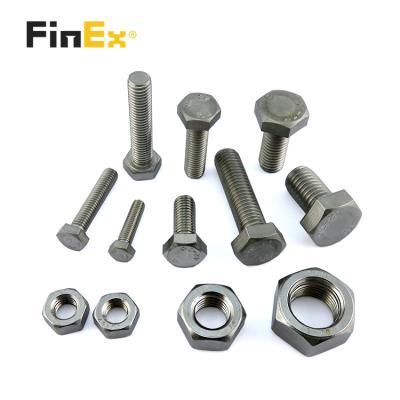 China Factory Price Stainless Steel Grade 8.8 Bolts And Metric Nuts DIN931 DIN933 304 Stainless Steel Hex Head Bolts for sale