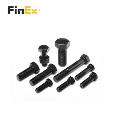 China Stainless Steel OEM Hex Bolts Fastener Manufacturer Custom Special Head Shaped Parts Black Zinc Hex Head Bolts for sale