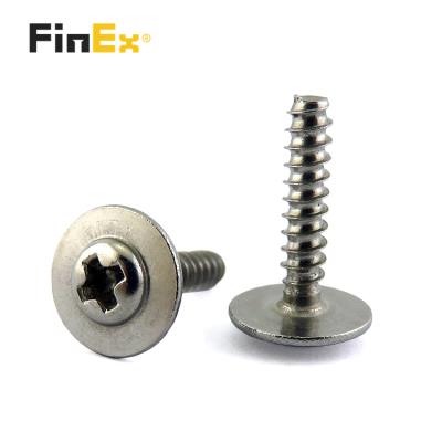 China Pan SUS 304 Truss Joint Head WN1411 Delta PT Thread Forming Screw For Side Mirror for sale