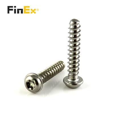 China Custom Stainless Steel ss304 M7 Pan Head Torx PT Pan Screws For Plastics for sale