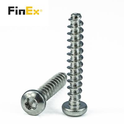 China Pan Custom M5 30mm Length Stainless Steel Passivation Drive Torx Thread Forming Pint Screw For Plastics for sale