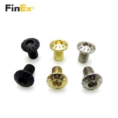 China Decorative Pan OEM Gold Plated Custom Style Truss Hex Head Special Screws for sale