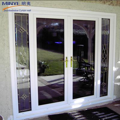 China Swing Aluminum Luxury Double Entry Doors Double To Swing Casement French Doors zu verkaufen