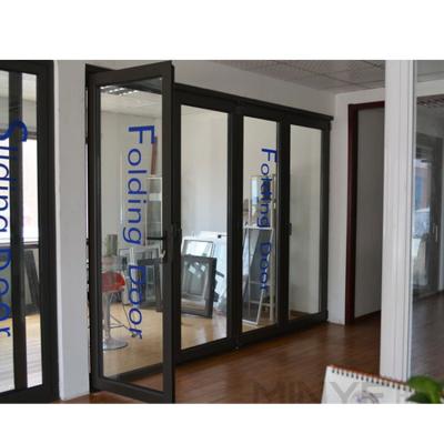 中国 Folding Aluminum Folding Door, Glass Folding Door, Modern Home Folding Door Fittings 販売のため