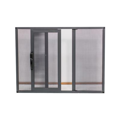 China Anti Aging Custom Aluminum Frame Sliding Fold Up Magnetic Soft Insect Anti Mosquito Screen Doors for sale