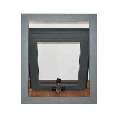 中国 Aluminum Alloy Swing Hung Reinforced Awning Windows Stained Glass Top 販売のため