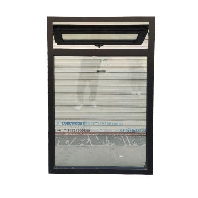 China Folding Aluminum Lower Fixed Screen House Windows With Ventilation Open Out Of Top Hung Window for sale