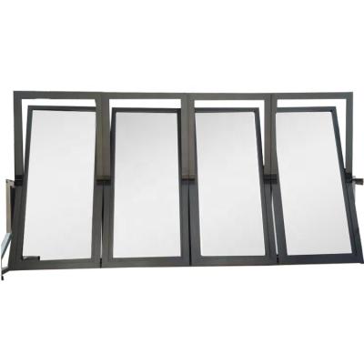 China Cheap Aluminum Horizontal Center Pivot Swing Hinged Awning Window Windows for sale