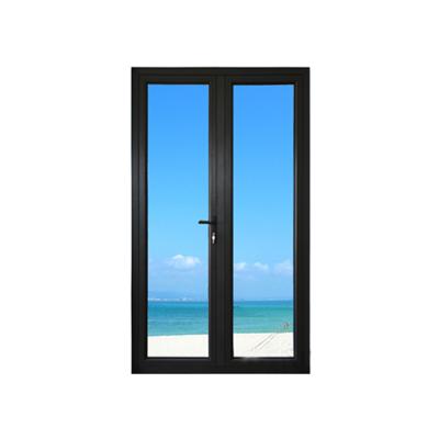 Китай Sound Insulated Turkish Black Aluminum Framed Casement Interior Security Glass Doors продается