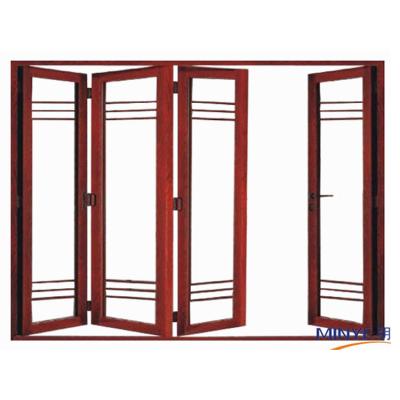 China Energy Saving Material Aluminum Patio Sliding Folding Glass Doors for sale