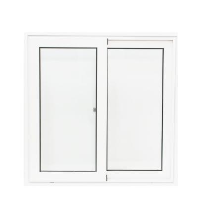 China Double Screen Small Folding Upvc / PVC Glazed Sliding Window Windows Price Philippines Te koop