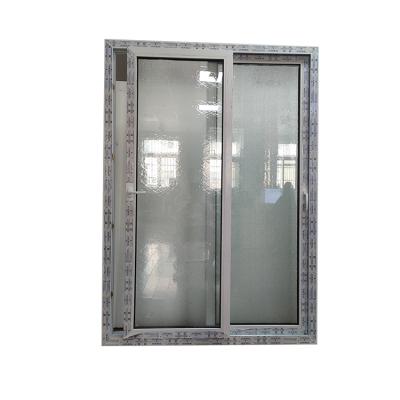 China Swing Australia Standard PVC Glass Door Integrated Shutter for sale