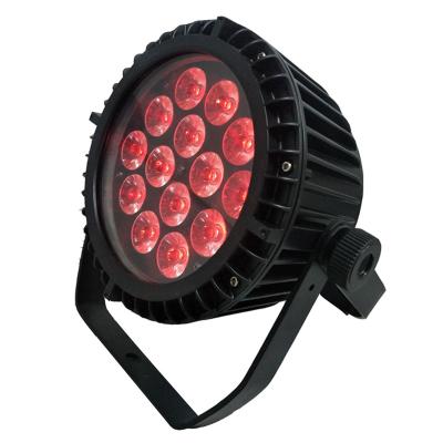 China Sports Stages/Stage/Bar/Wedding Outdoor Led Waterproof Dye Light/Business 14pcs 18w 6in1 Focal Flat Par Stage Light For Performance Wedding Party Bar Ktv Disco for sale