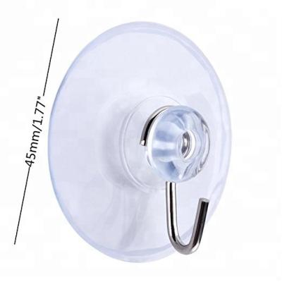 China Amazon Sundries Hot Sale 45mm Diameter Metal Suction Hanging Cup Hook For Glass for sale