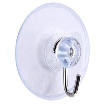 China Eco-Friendly and 45mm Diameter Injection Modling Type Plastic Suction Cup Suction Cup Hook for sale