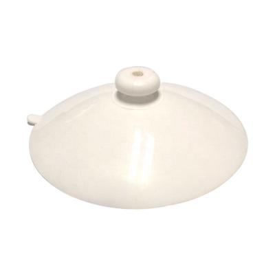 China Recyclable 75MM White PVC Suction Cup With Mushroom Head Suction Cup for sale