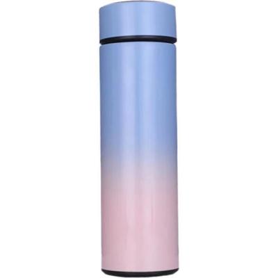 China PORTABLE Customizable Logo Gradually Color Smart Cup Stainless Steel Vacuum Insulated Mug for sale