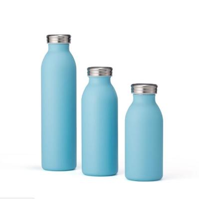 China Double Wall Milk Bottle Stainless Steel Vacuum Insulated Water Bottle Sublimation Straight Water Bottle for sale