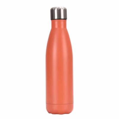 China 750ml PORTABLE Custom Water Bottle Double Wall Coke Cola Shape Sports Water Bottle Logo Vacuum Insulated Stainless Steel for sale